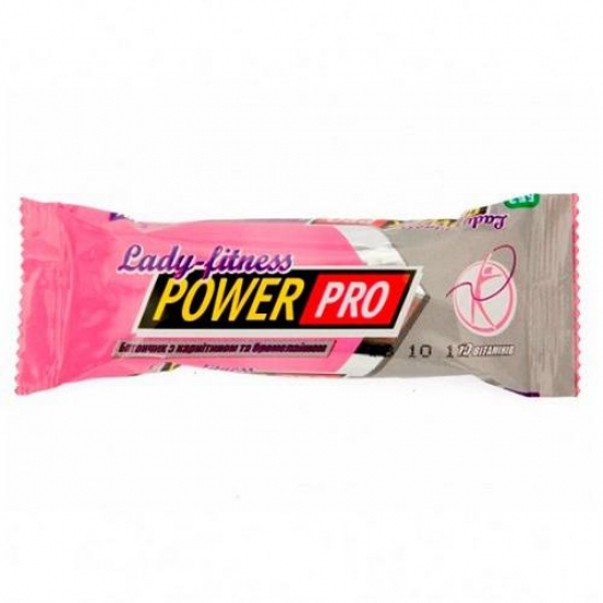 Батончик Леди Фитнесс 50g, PowerPro фото