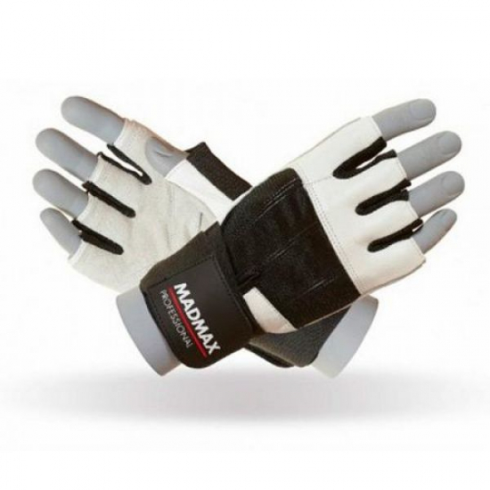 Перчатки Classic MFG 444, MadMax White-Black фото