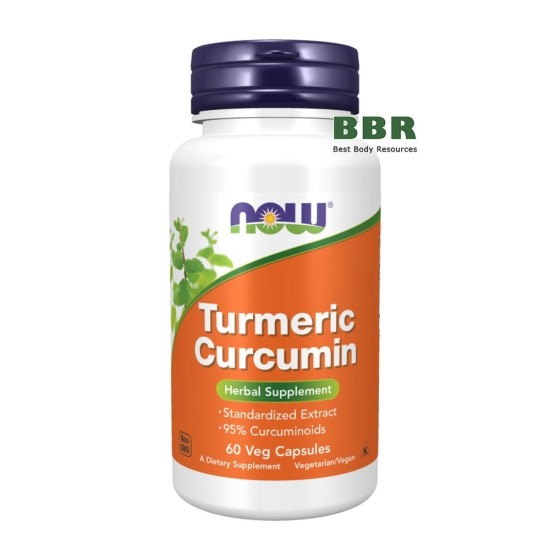 Turmeric Curcumin 60 Veg Caps, NOW Foods фото