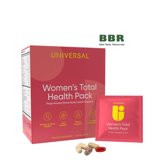 Womens Total Health Pack 30 Pill Packs, Universal Nutrition фото