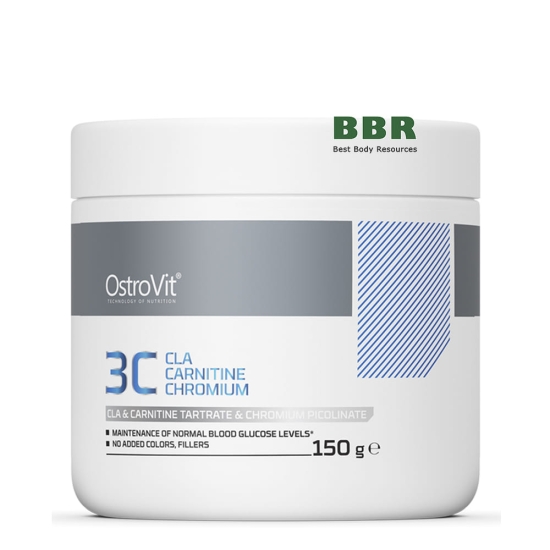 3C CLA + Carnitine + Chromium 150g, OstroVit фото
