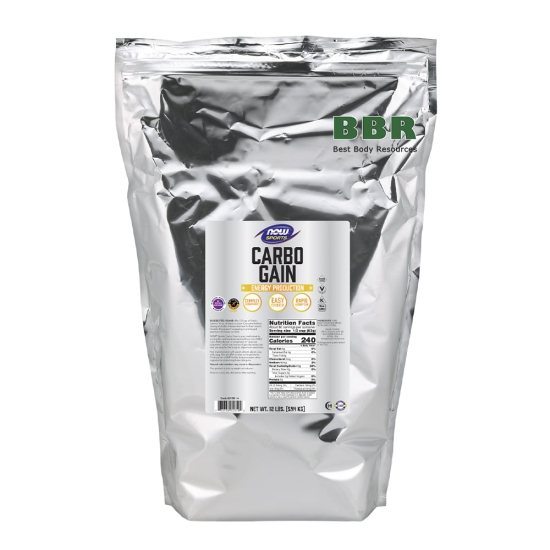 Carbo Gain 5.44kg, NOW Foods фото