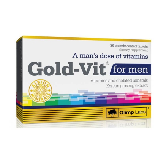 Gold-Vit For Men 30 Tabs, Olimp картинка Gold-Vit For Men 30 Tabs, Olimp фото
