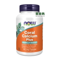 Coral Calcium Plus 100 Veg Caps, NOW Foods