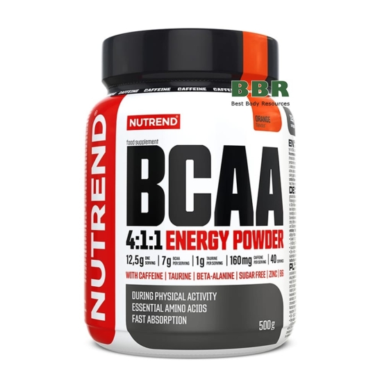 BCAA Energy 500g, NUTREND фото