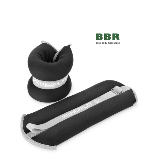 Утяжелители для ног и рук PP-4349 Black, PowerPlay фото