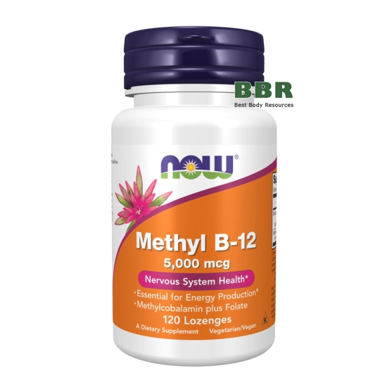 Methyl B-12 5000mcg 120 Caps, NOW Foods фото