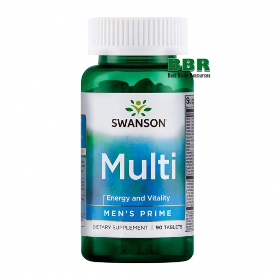 Multi Mens Prime 90 Tabs, Swanson фото