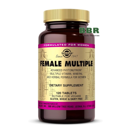 Female Multiple 120 Tabs, Solgar фото