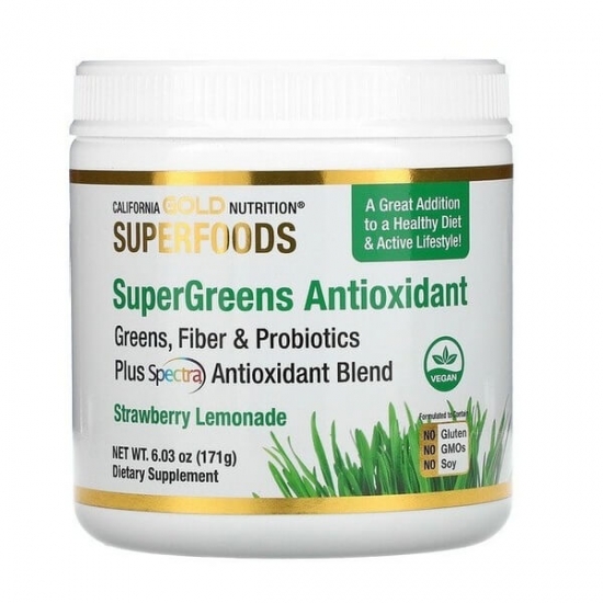 SuperGreens Antioxidant 171g, California GOLD Nutrition фото