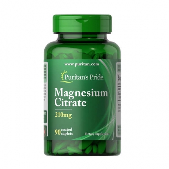 Magnesium Citrate 210mg 100 Tabs, Puritans Pride картинка Magnesium Citrate 210mg 100 Tabs, Puritans Pride фото