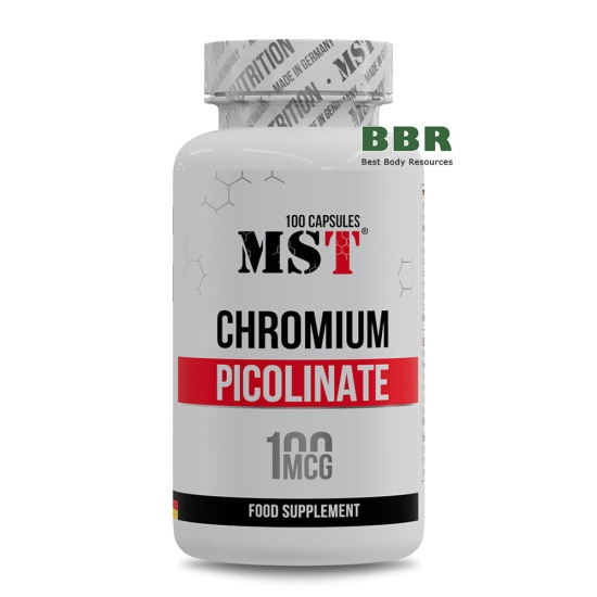 Chromium Picolinate 100mcg 100 Caps, MST фото