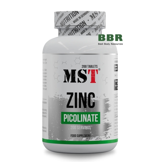 Zinc Picolinate 25mg 200 Tabs, MST фото