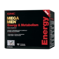 Mega Men Energy & Metabolism Vitapak 30 Packs, GNC (Packs)