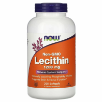 Lecithin 1200mg 200 Softgels, NOW Foods