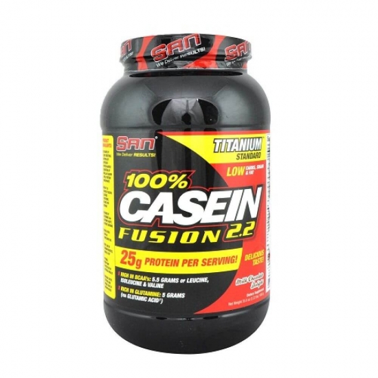 100% Casein Fusion 2.2 1008g, SAN фото