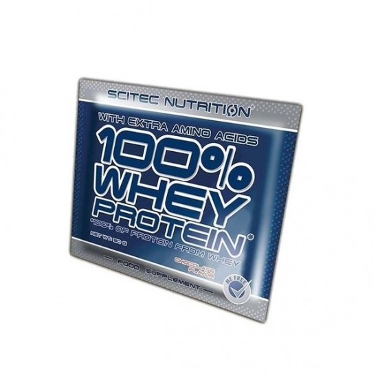 100% Whey Protein 30g, Scitec Nutrition картинка 100% Whey Protein 30g, Scitec Nutrition фото