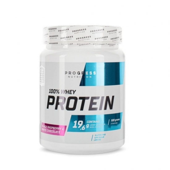 100% Whey Protein 500g, Progress Nutrition картинка 100% Whey Protein 500g, Progress Nutrition фото