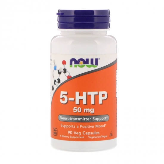 5-HTP 50mg 30 Caps, NOW Foods фото