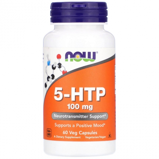 5-HTP 100mg 60 Caps, NOW Foods фото