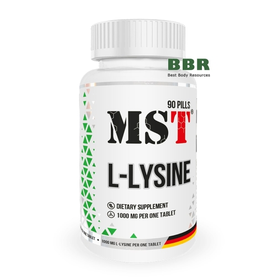 L-Lysine 1000mg 90 Tabs, MST фото