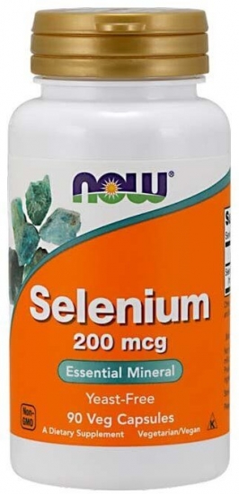 Selenium 200mcg 90 Veg Caps, NOW Foods фото