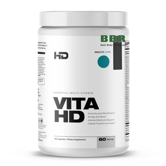 Vita HD Essential Multi-Vitamin 300 Caps, HD Muscle фото