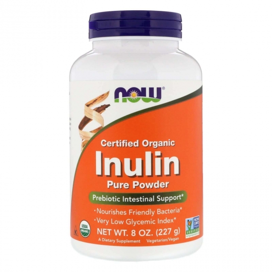 Inulin Powder 227g, NOW Foods фото