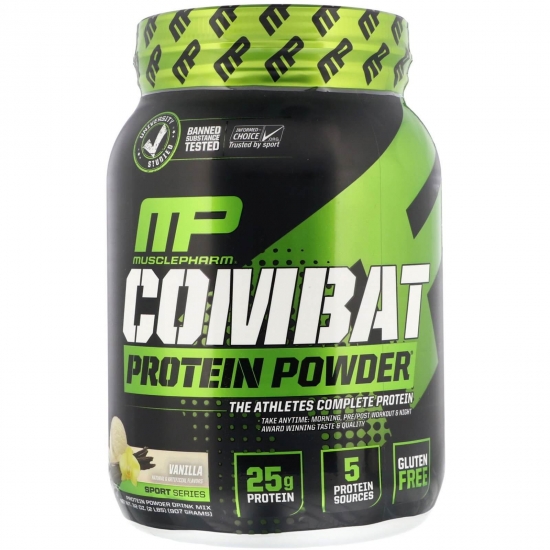 Combat Protein Powder 907g, MusclePharm фото