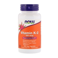 Vitamin K-2 100mcg 100 Caps, NOW Foods