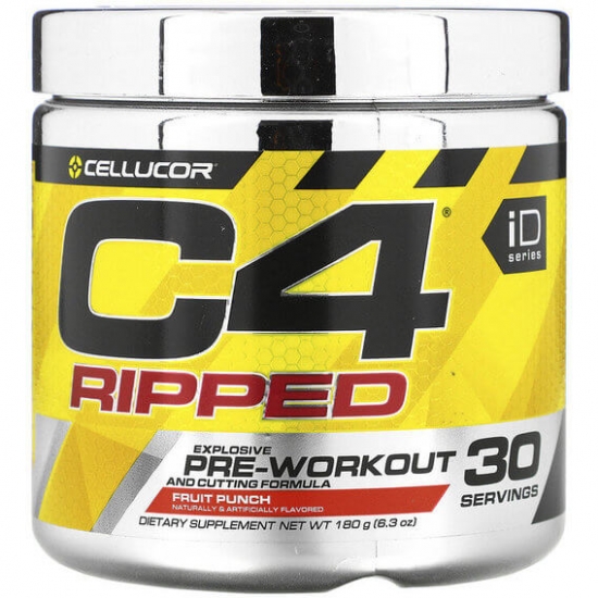 C4 Ripped Pre-Workout 30 Servings, Cellucor картинка C4 Ripped Pre-Workout 30 Servings, Cellucor фото