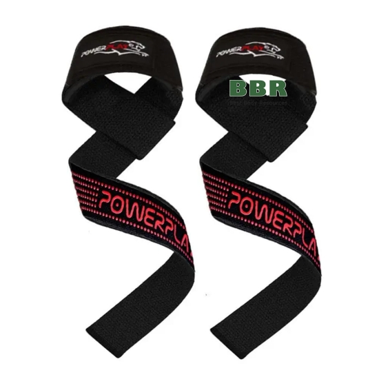 Лямки Lifting Strap Black/Red PP 7064, PowerPlay фото