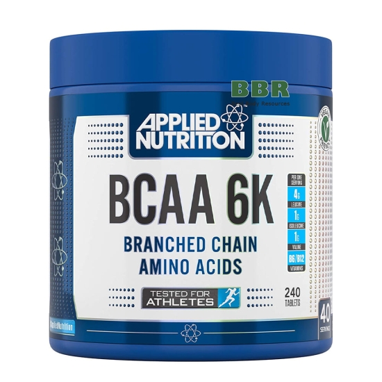 BCAA 6K 240 Tabs, Applied Nutrition фото