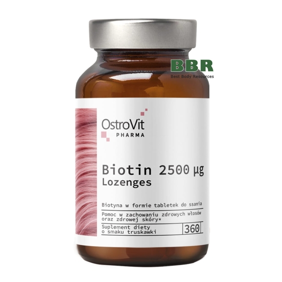 Biotin 2500 360 Tabs, OstroVit Pharma картинка Biotin 2500 360 Tabs, OstroVit Pharma фото
