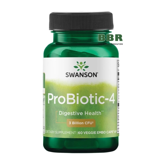 ProBiotic-4 3 Billion 60 Veg Caps, Swanson фото