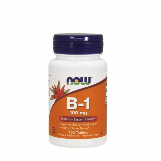 Vitamin B-1 100mg 100 Tabs, NOW Foods фото