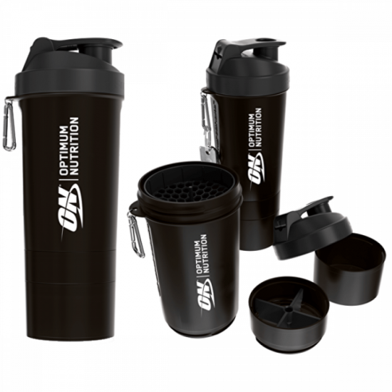 Шейкер 3-х комп 600ml, Optimum Nutrition фото