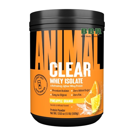 Animal Clear Whey Isolate 500g, Universal Nutrition фото