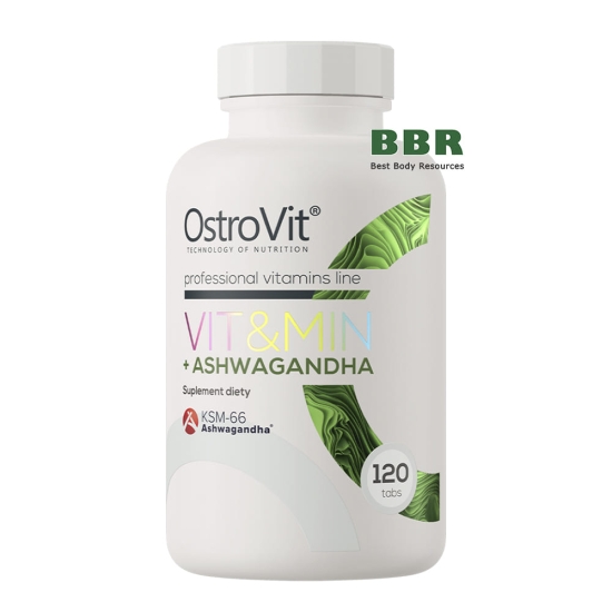 Vit&Min + Ashwagandha 120 Tabs, OstroVit фото