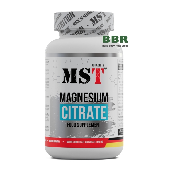 Magnesium Citrate 90 Tabs, MST фото