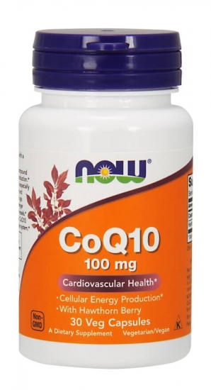 CoQ10 100mg 30 Caps, NOW Foods фото