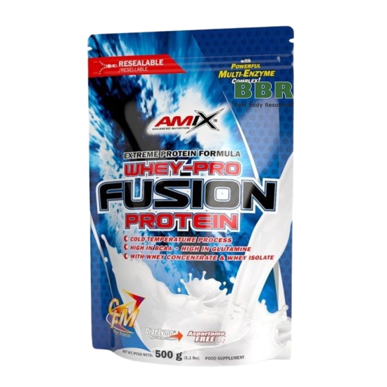 Whey Pro Fusion Protein 500g, Amix фото