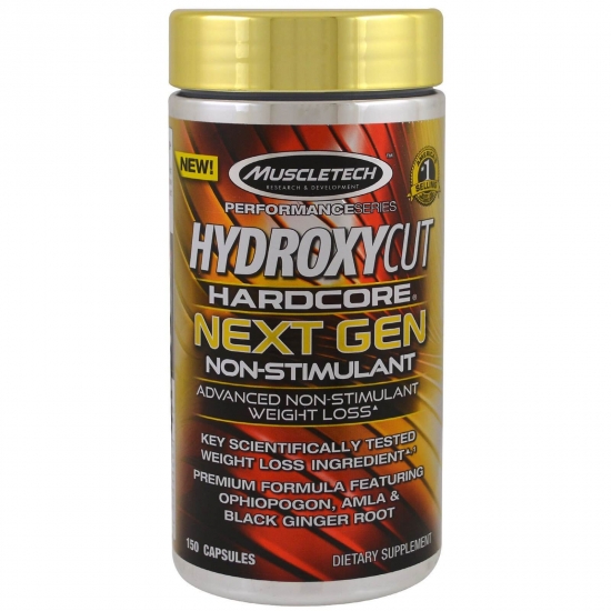 Hydroxycut Hardcore Next Gen 150 caps, MuscleTech фото