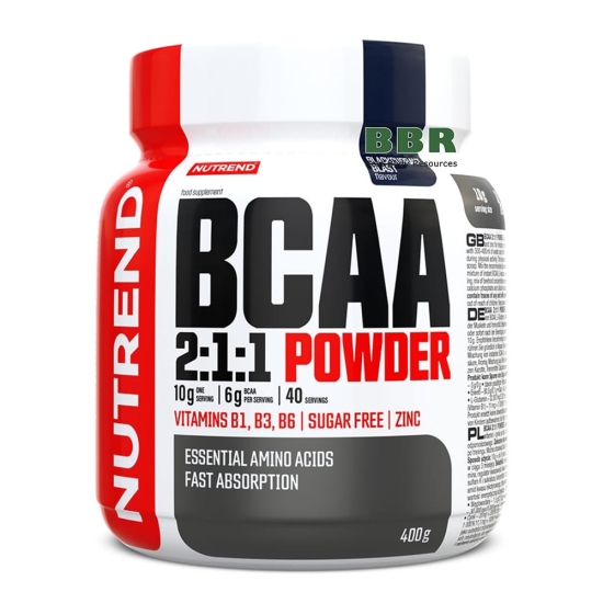BCAA 2:1:1 Powder 400g, NUTREND фото