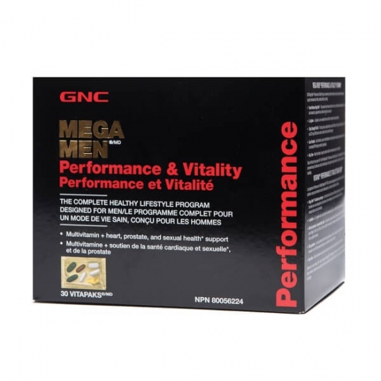 Mega Men Performance & Vitality Vitapak 30 Packs, GNC картинка Mega Men Performance & Vitality Vitapak 30 Packs, GNC фото