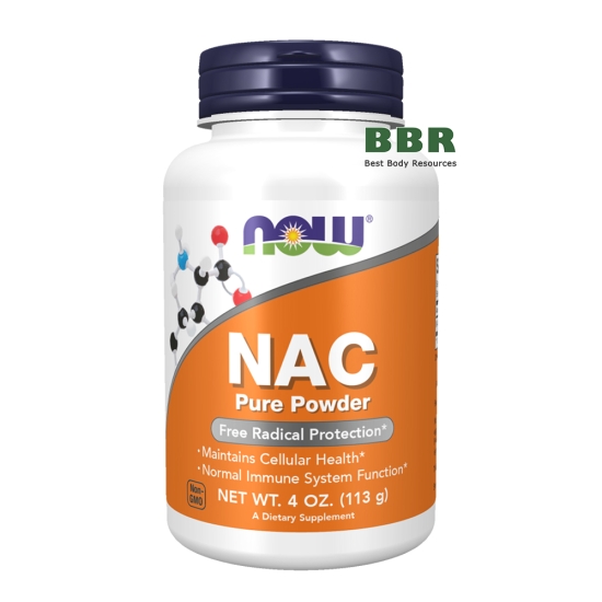 NAC Pure Powder 113g, NOW Foods фото