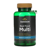 Real Food Multi Mens Daily without Iron 90 Veg Caps, Swanson