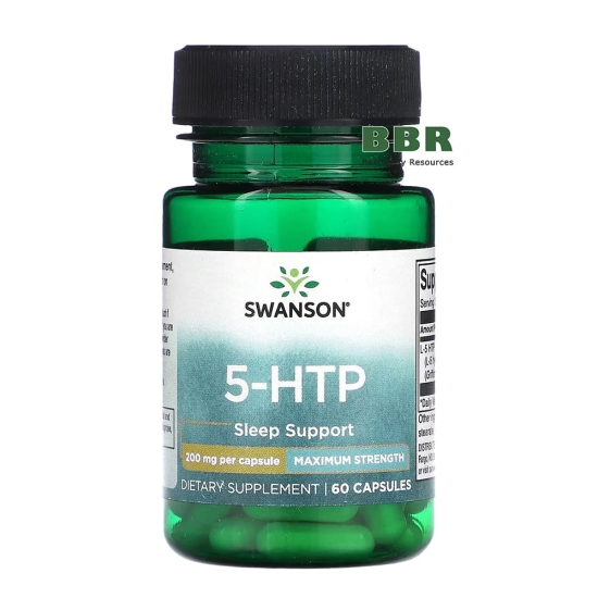 5-HTP 200mg 60 Caps, Swanson фото