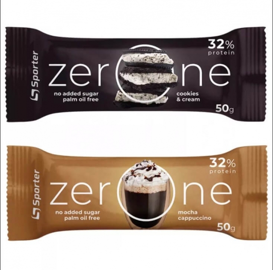 Zero One Protein Bar 50g, Sporter фото