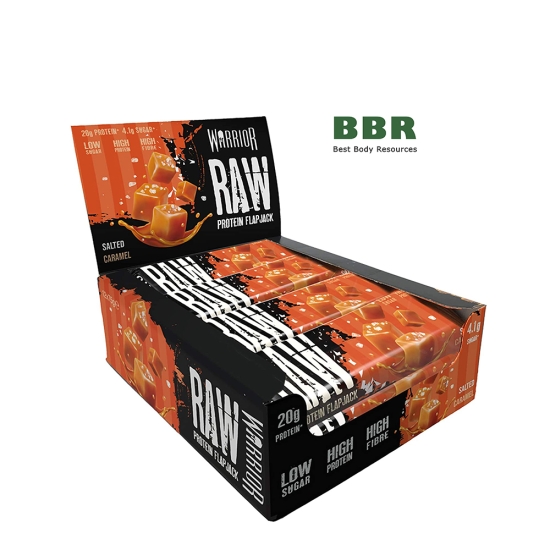Raw Protein Flapjack 75g, Warrior фото
